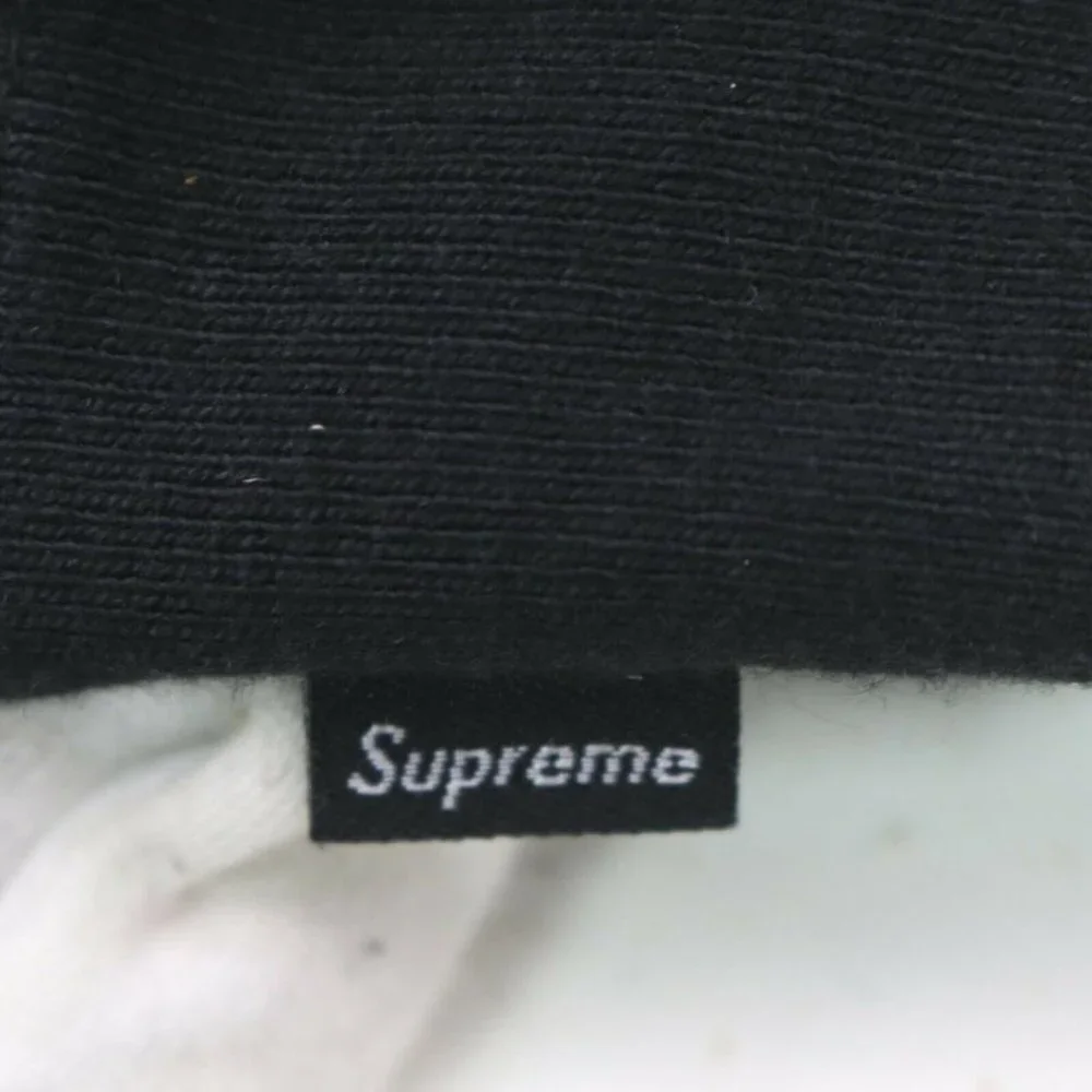 Supreme 16AW Black Brush Script Crewneck 861452